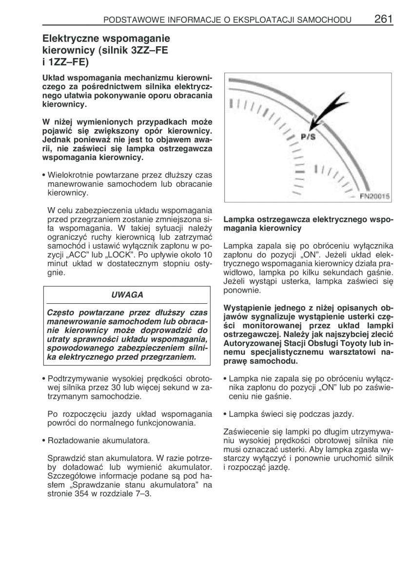 manual Toyota Avensis Toyota Avensis II 2 instrukcja / page 268