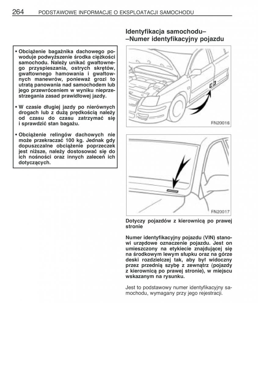 manual Toyota Avensis Toyota Avensis II 2 instrukcja / page 271