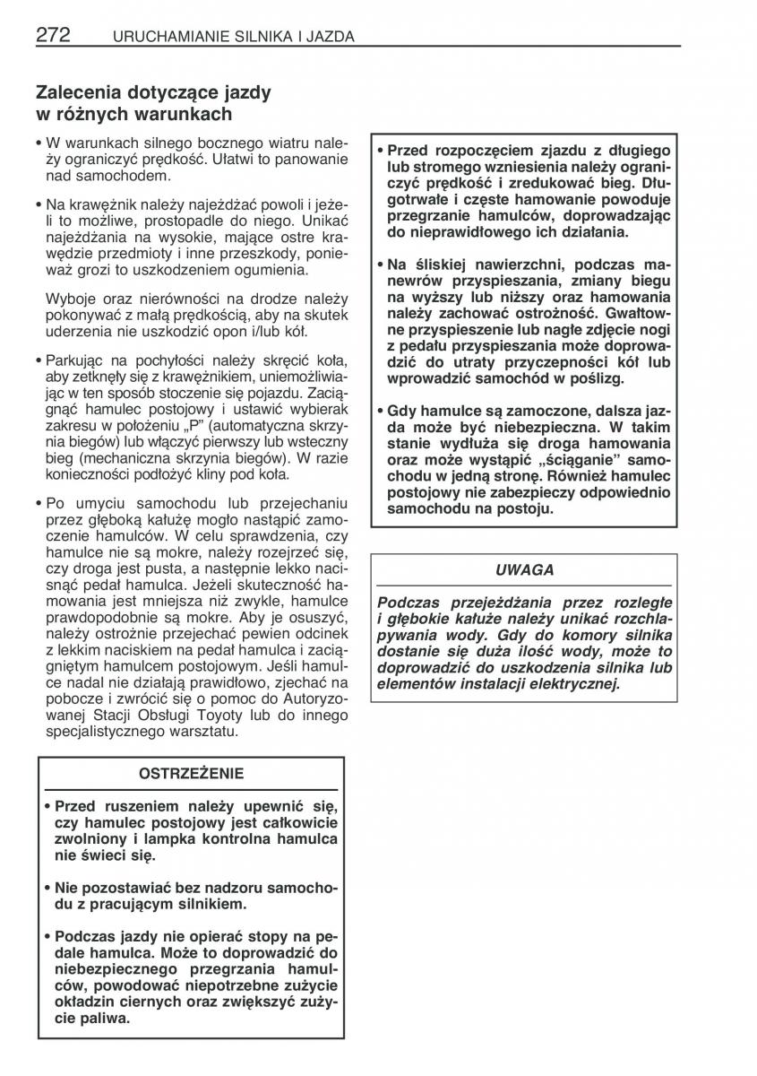 manual Toyota Avensis Toyota Avensis II 2 instrukcja / page 279