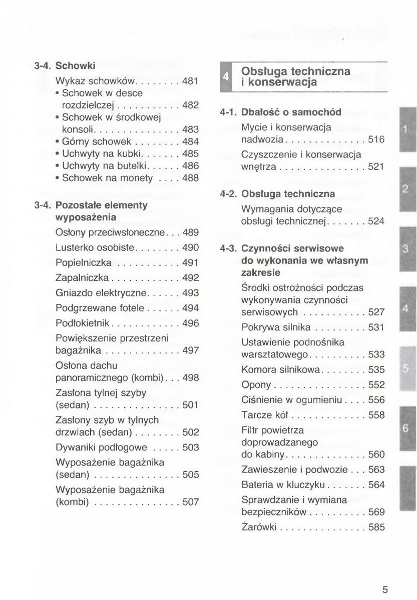 manual  Toyota Avensis III 3 instrukcja czesc1 / page 6