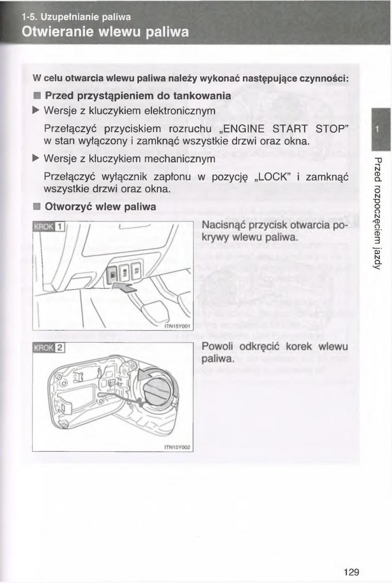Toyota Avensis III 3 instrukcja obslugi czesc1 / page 128