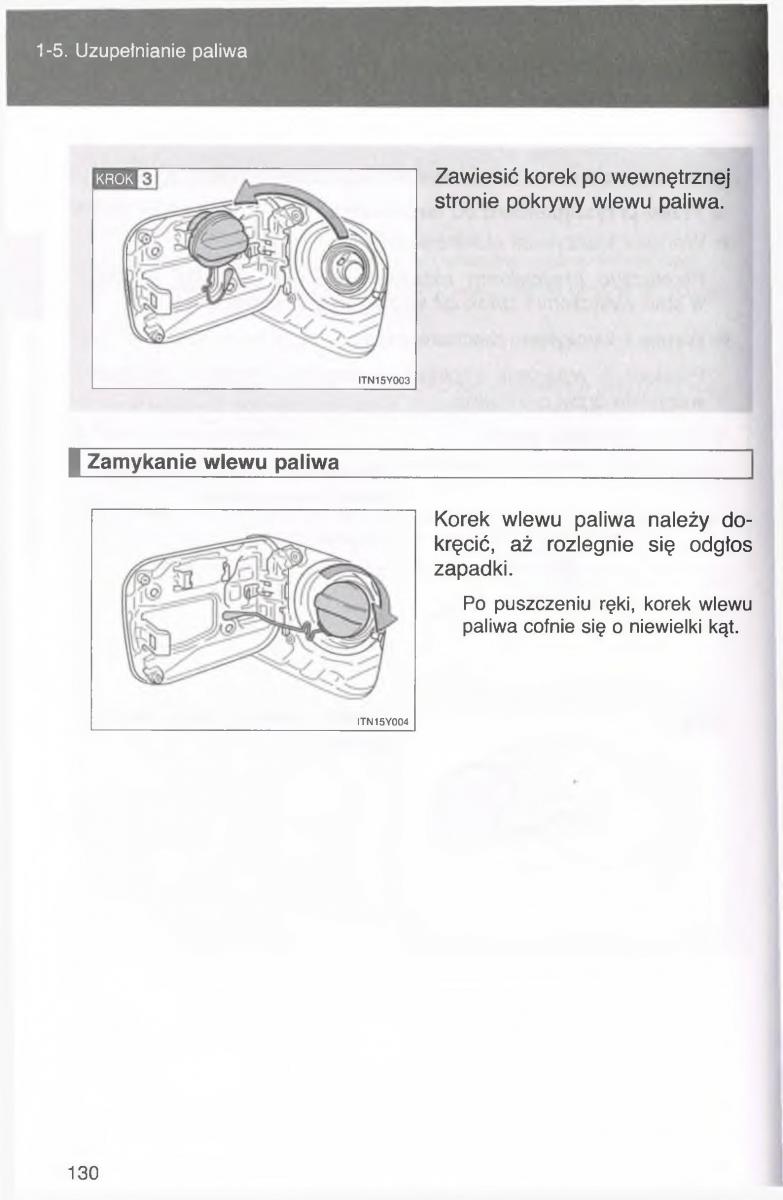Toyota Avensis III 3 instrukcja obslugi czesc1 / page 129