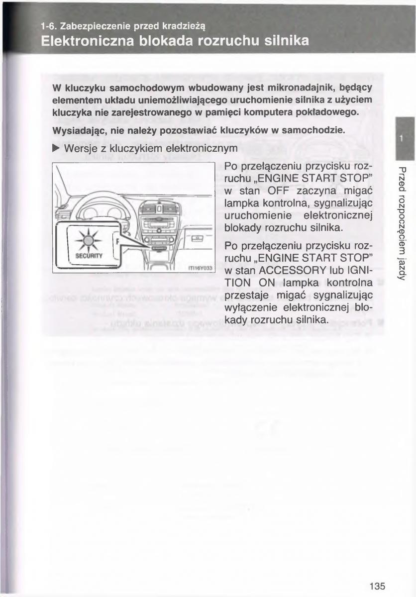 Toyota Avensis III 3 instrukcja obslugi czesc1 / page 134