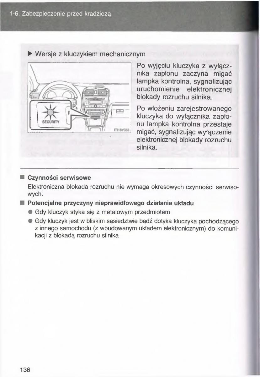 Toyota Avensis III 3 instrukcja obslugi czesc1 / page 135