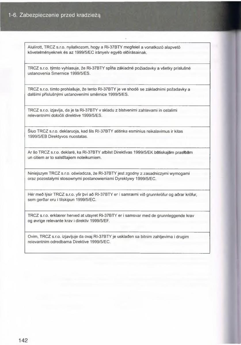 Toyota Avensis III 3 instrukcja obslugi czesc1 / page 141