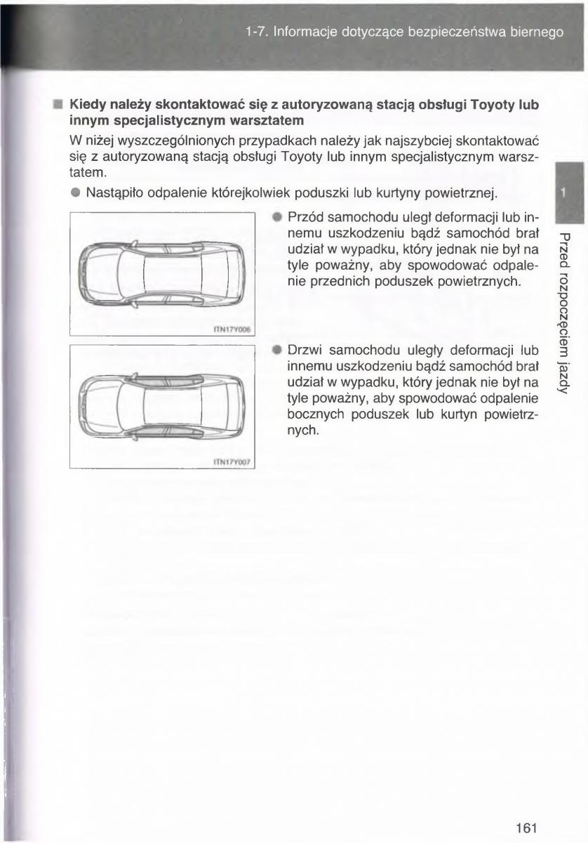 Toyota Avensis III 3 instrukcja obslugi czesc1 / page 160