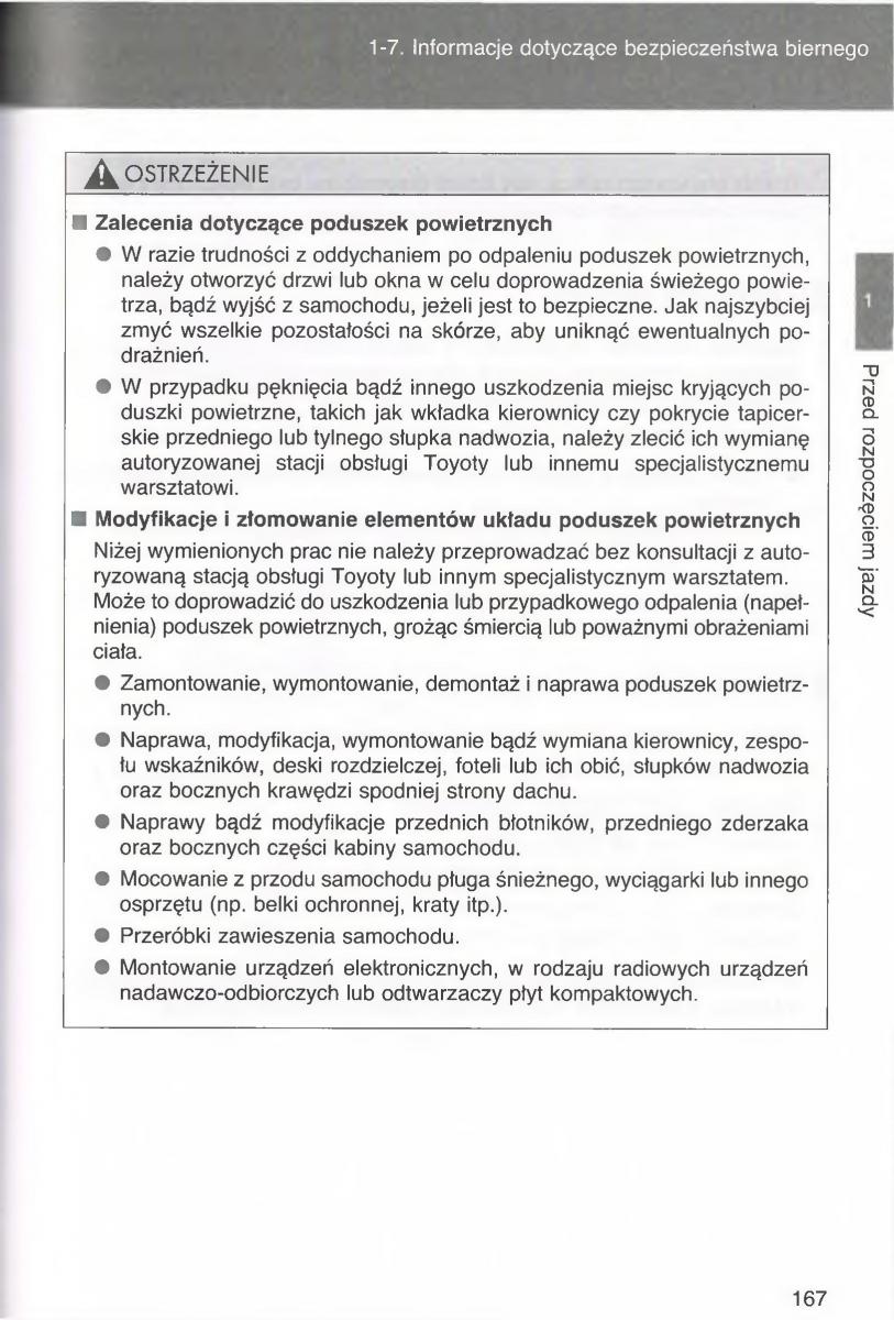 Toyota Avensis III 3 instrukcja obslugi czesc1 / page 166