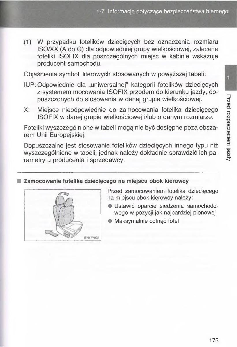 Toyota Avensis III 3 instrukcja obslugi czesc1 / page 172