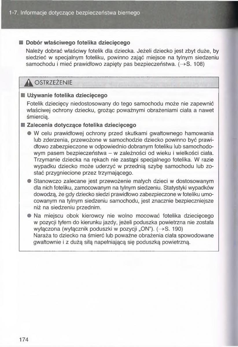 Toyota Avensis III 3 instrukcja obslugi czesc1 / page 173