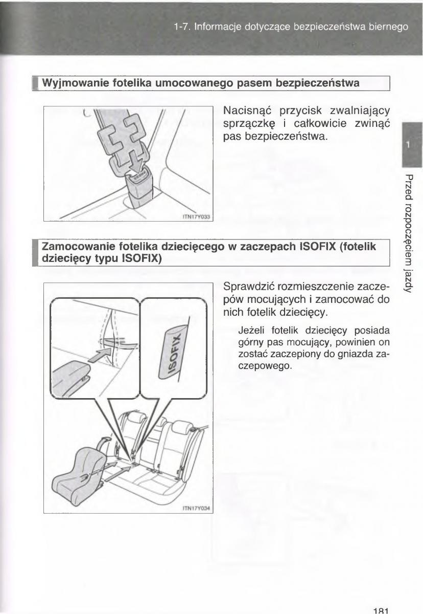Toyota Avensis III 3 instrukcja obslugi czesc1 / page 180