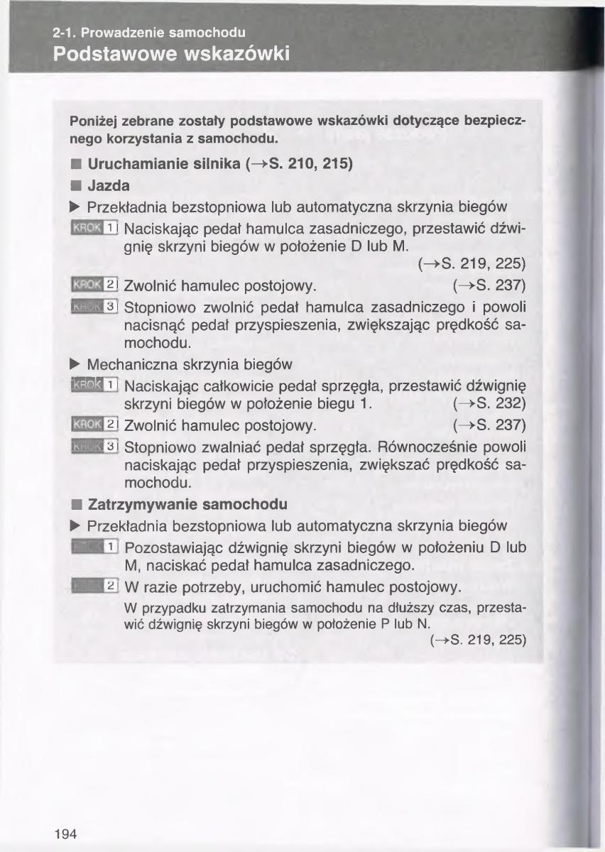 Toyota Avensis III 3 instrukcja obslugi czesc1 / page 193