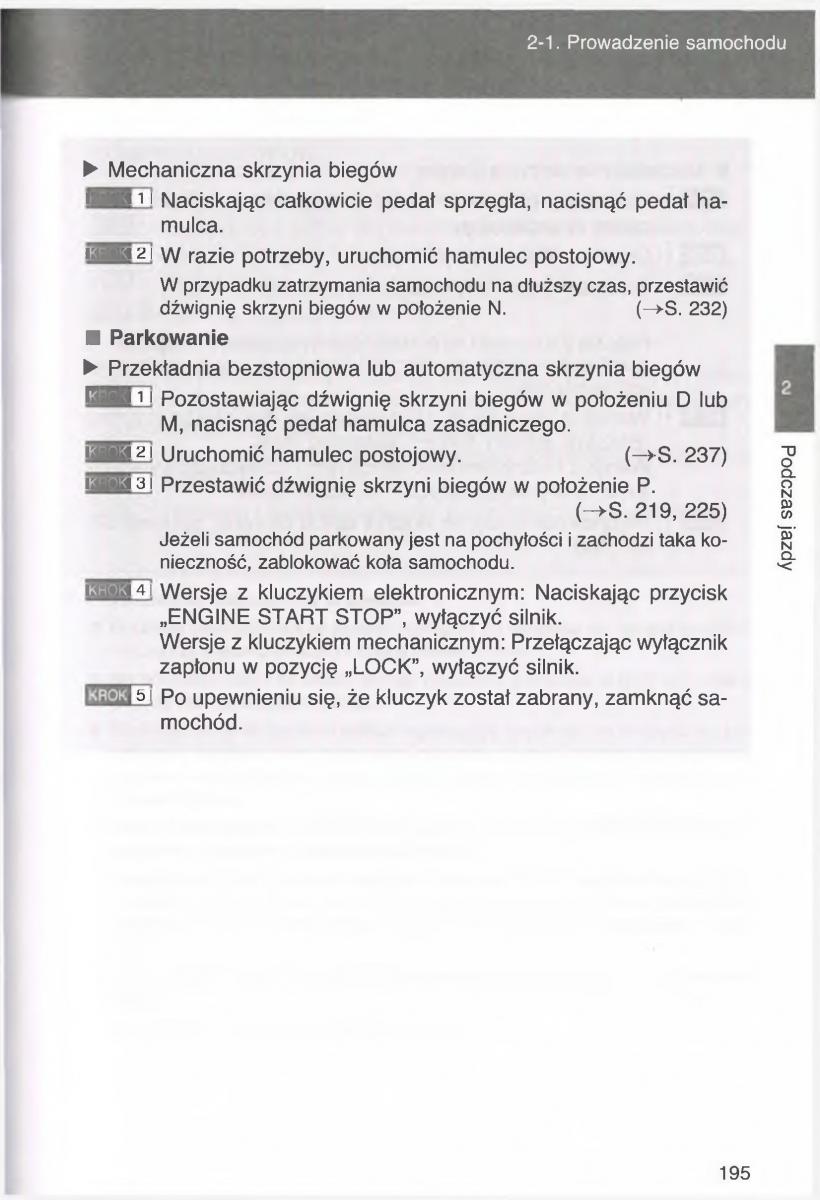 Toyota Avensis III 3 instrukcja obslugi czesc1 / page 194
