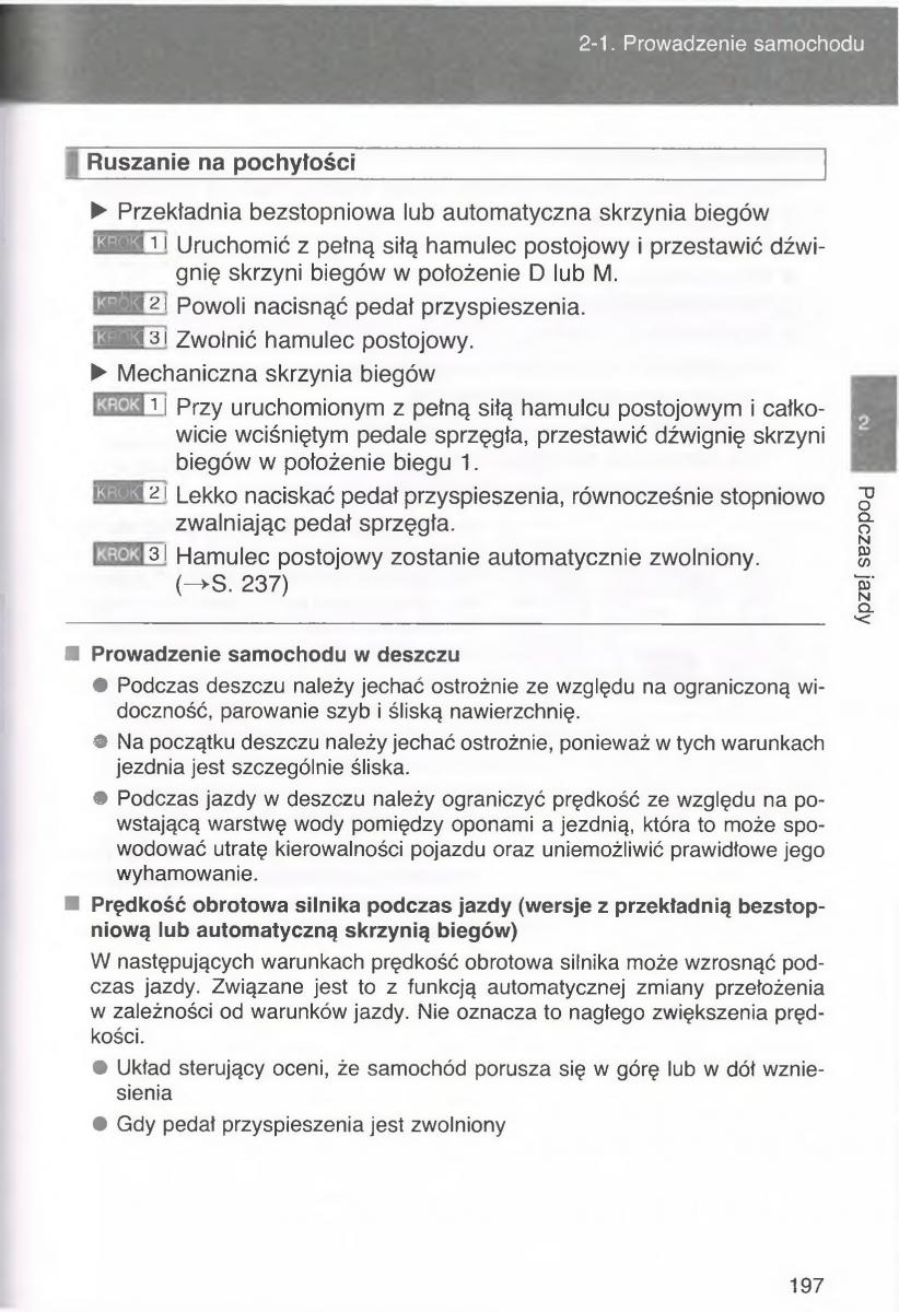 Toyota Avensis III 3 instrukcja obslugi czesc1 / page 196