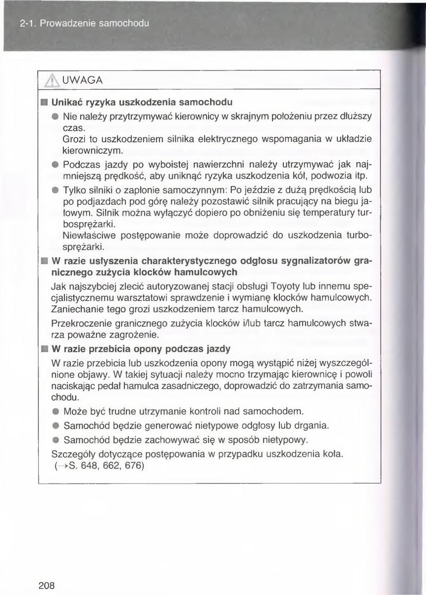 Toyota Avensis III 3 instrukcja obslugi czesc1 / page 207