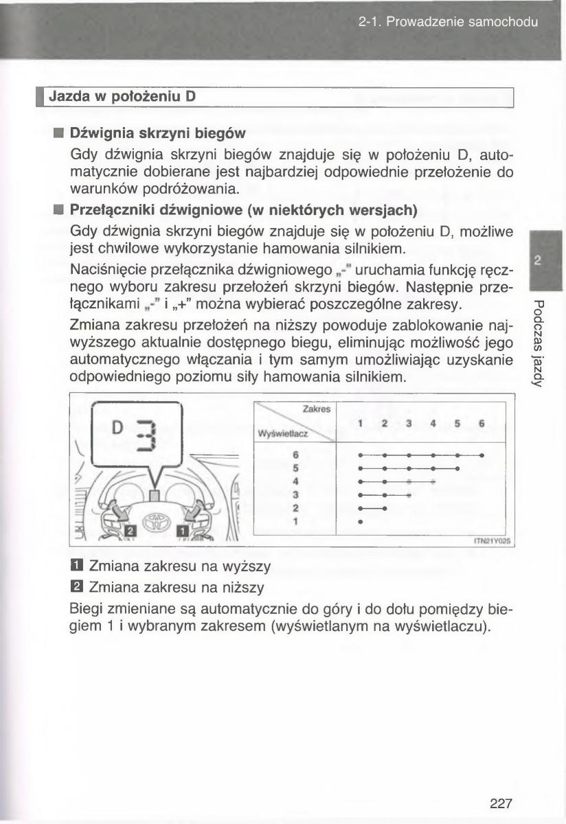 Toyota Avensis III 3 instrukcja obslugi czesc1 / page 226