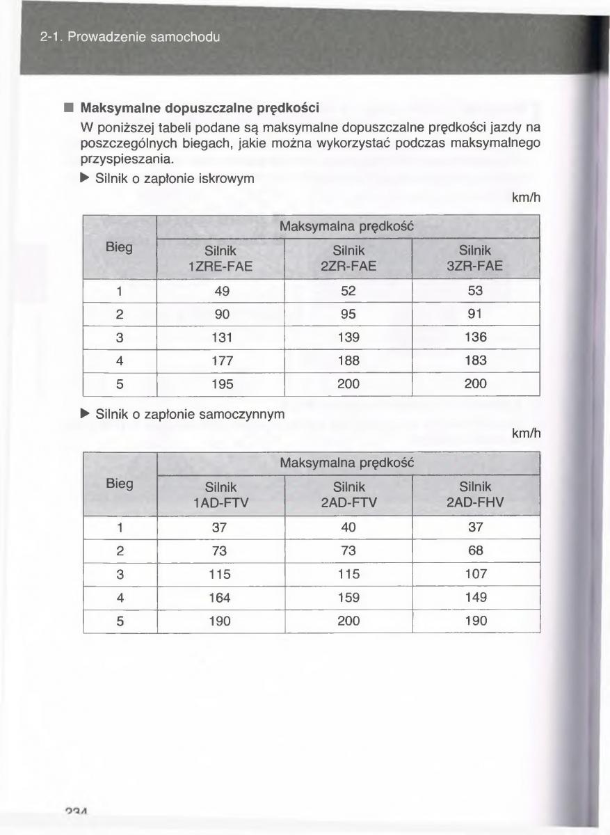 Toyota Avensis III 3 instrukcja obslugi czesc1 / page 233