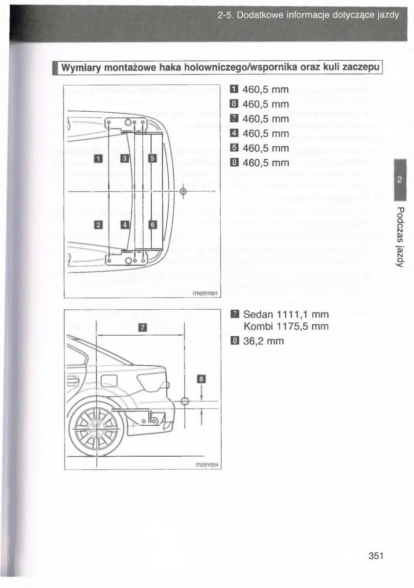 Toyota Avensis III 3 instrukcja obslugi czesc1 / page 350