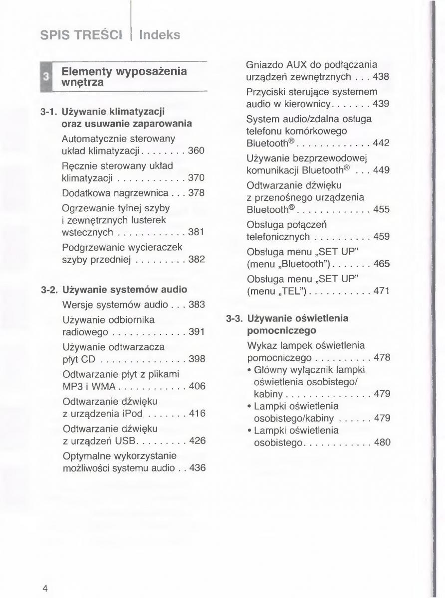 manual  Toyota Avensis III 3 instrukcja czesc1 / page 5