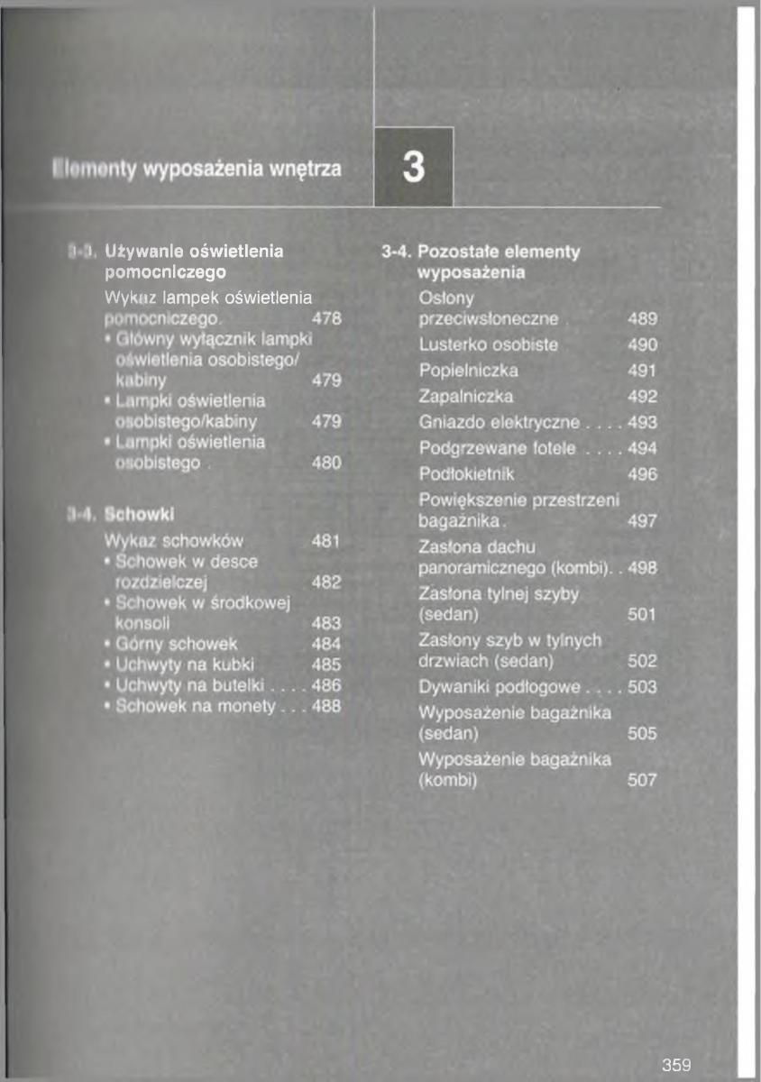 Toyota Avensis III 3 instrukcja obslugi czesc2 / page 4