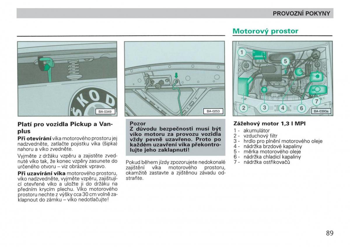 Skoda Felicja navod k obsludze / page 91