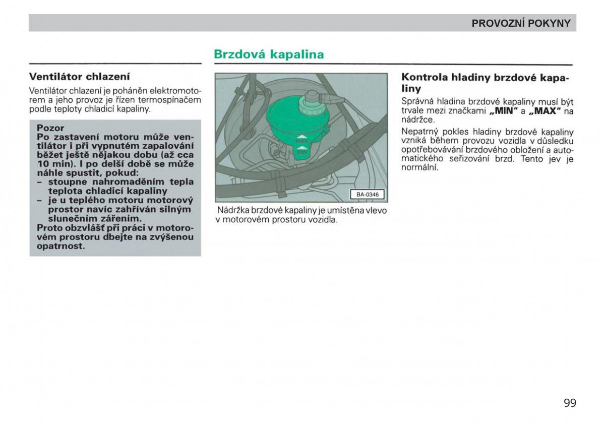 Skoda Felicja navod k obsludze / page 101