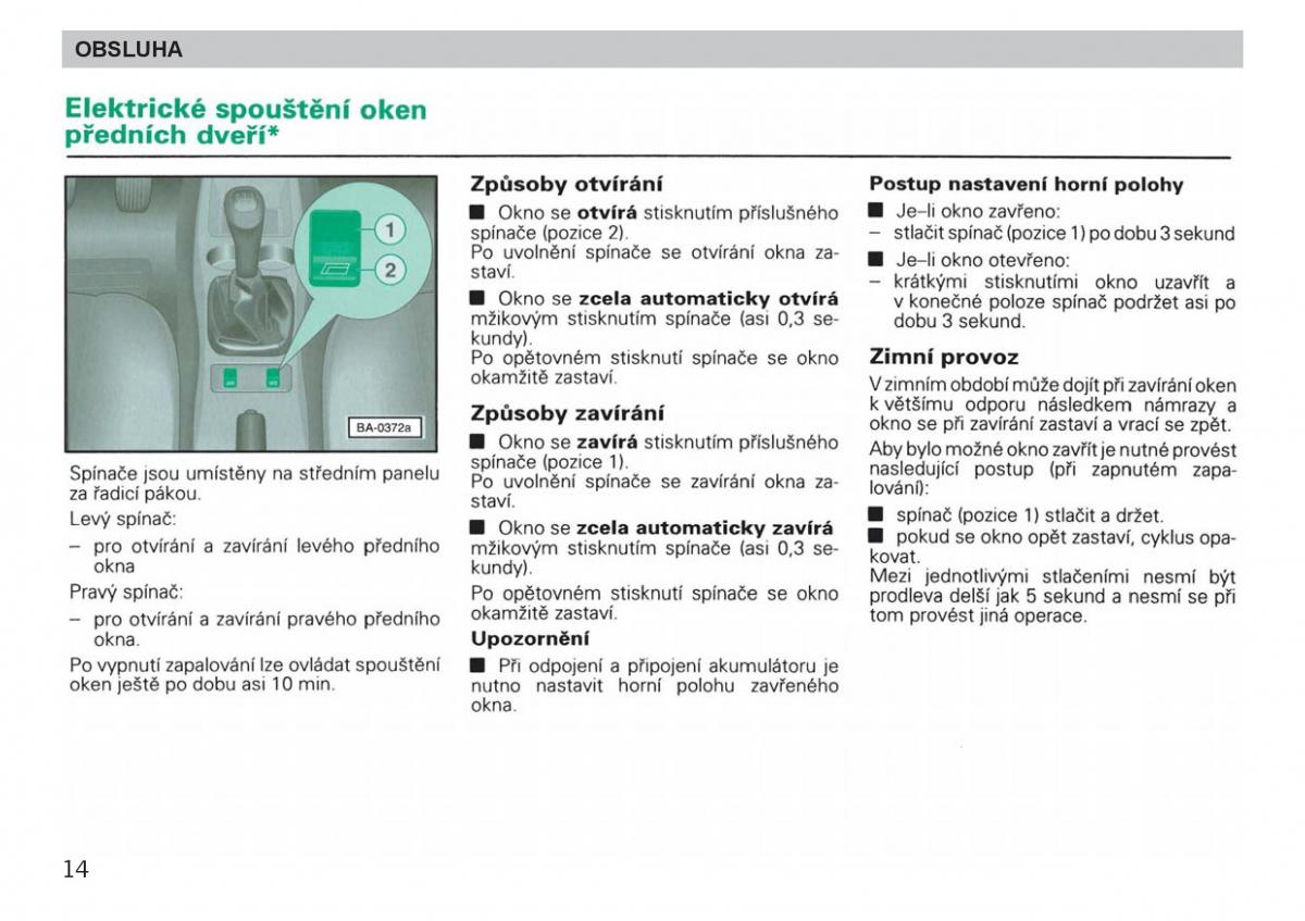 Skoda Felicja navod k obsludze / page 16