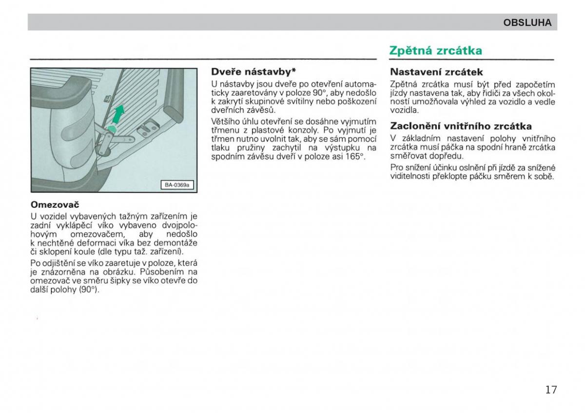 Skoda Felicja navod k obsludze / page 19