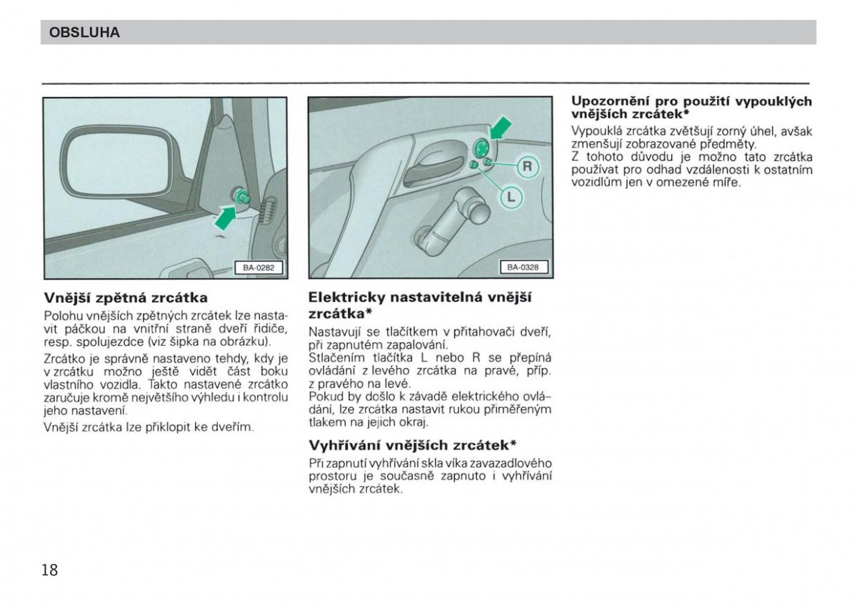 Skoda Felicja navod k obsludze / page 20