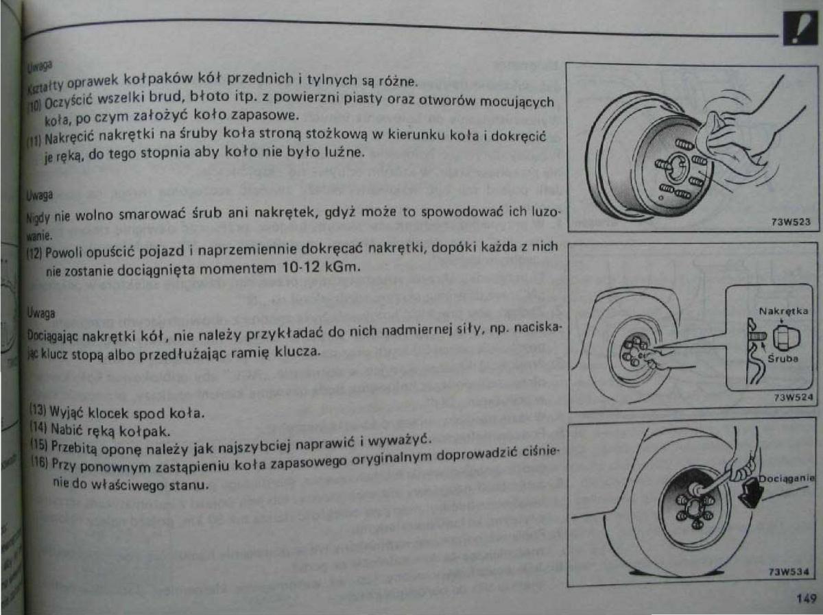Mitsubishi Pajero I 1 instrukcja obslugi / page 147