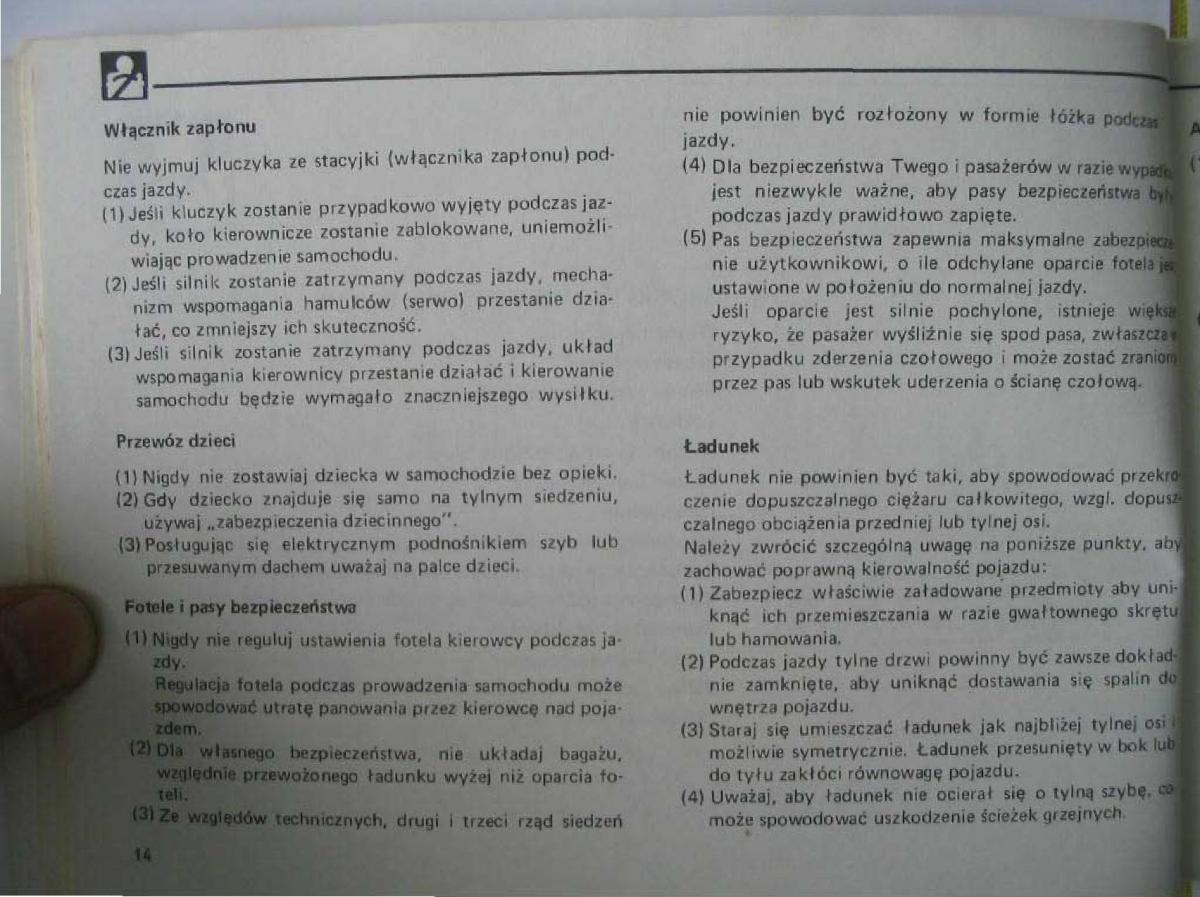 Mitsubishi Pajero I 1 instrukcja obslugi / page 16