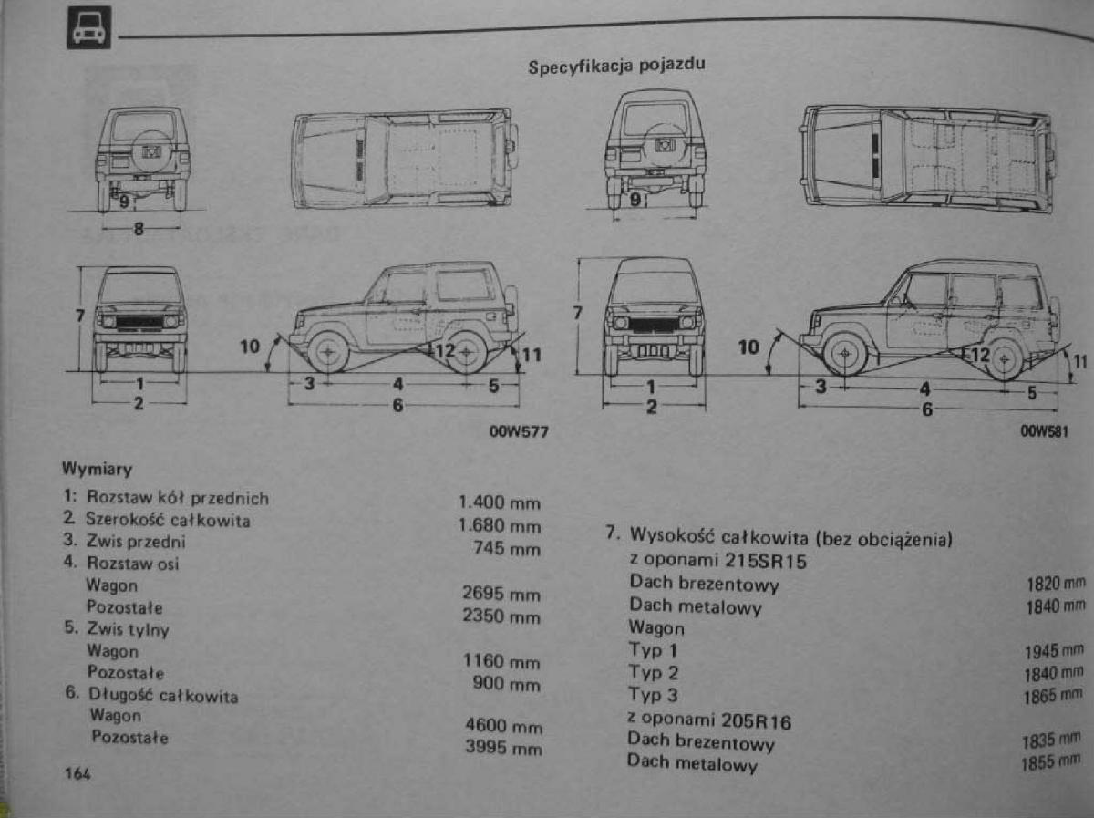Mitsubishi Pajero I 1 instrukcja obslugi / page 161