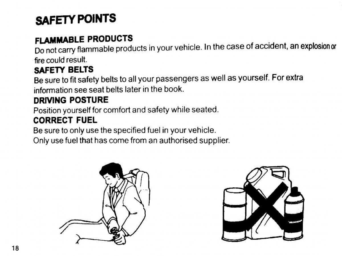 manual  Mitsubishi Pajero II 2 owners manual / page 18