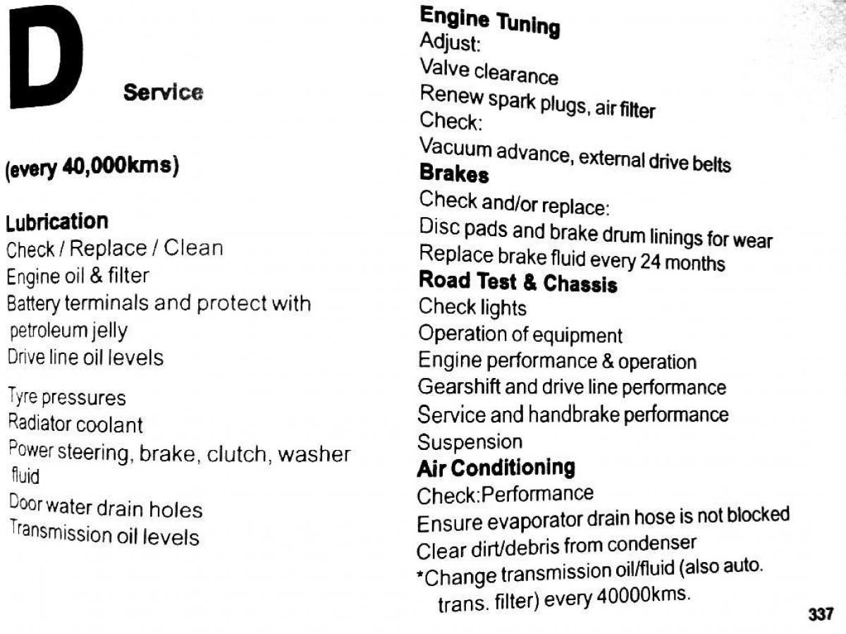 Mitsubishi Pajero II 2 owners manual / page 337