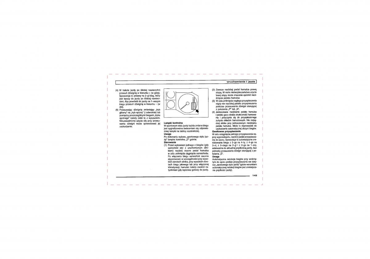 Mitsubishi Pajero III 3 instrukcja obslugi / page 143
