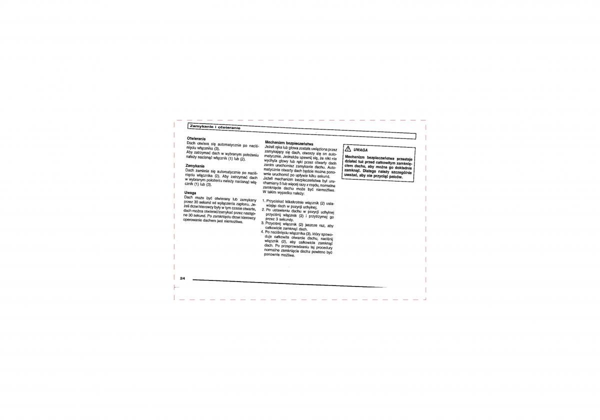 Mitsubishi Pajero III 3 instrukcja obslugi / page 24