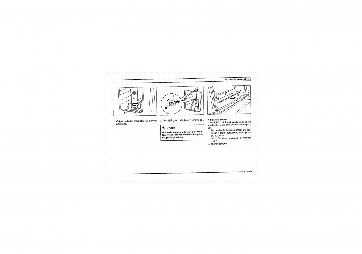Mitsubishi Pajero III 3 instrukcja obslugi / page 247