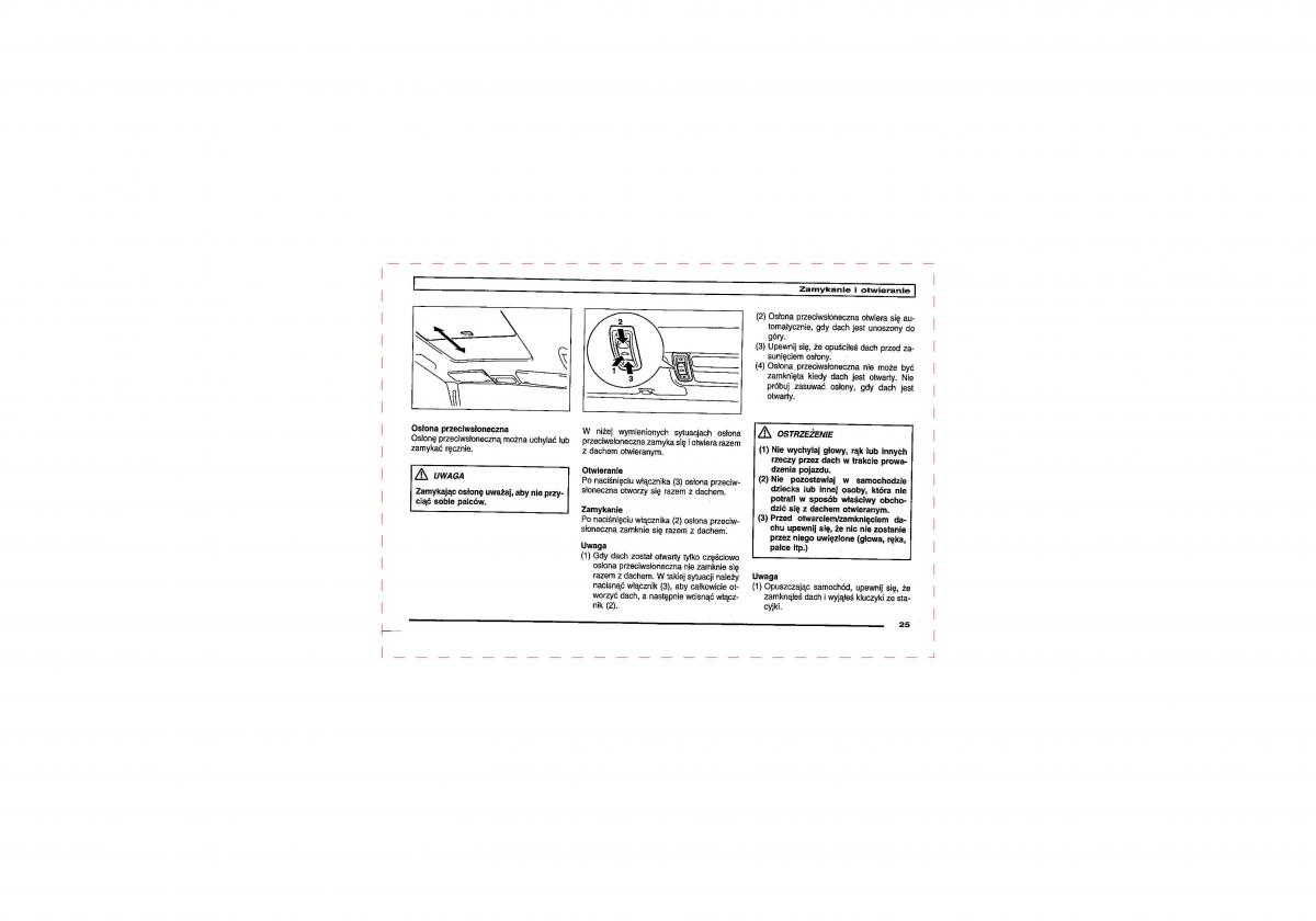 Mitsubishi Pajero III 3 instrukcja obslugi / page 25