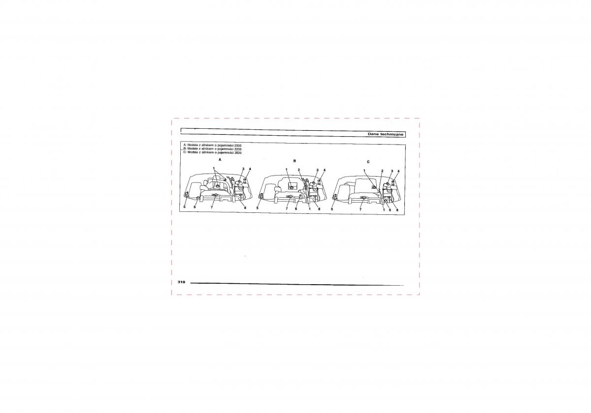 manual  Mitsubishi Pajero III 3 instrukcja / page 316