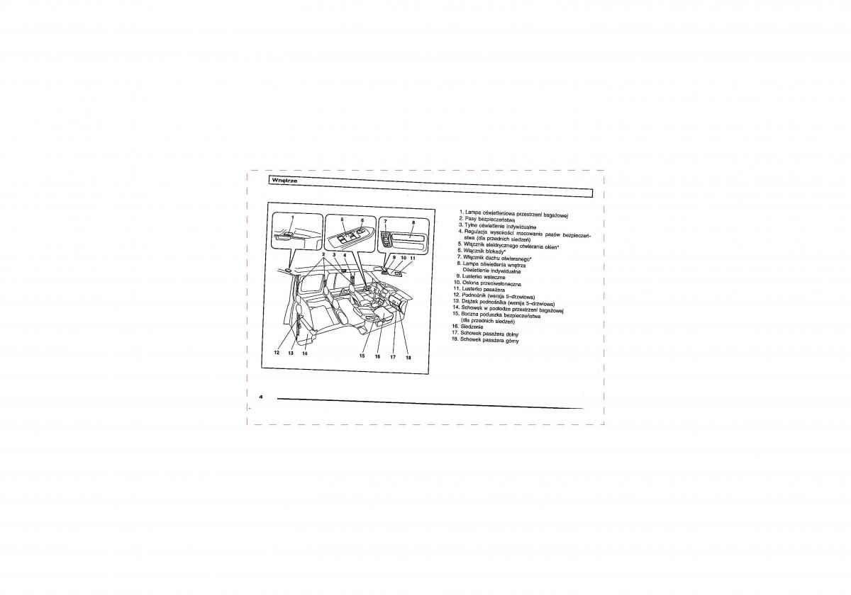 manual  Mitsubishi Pajero III 3 instrukcja / page 4