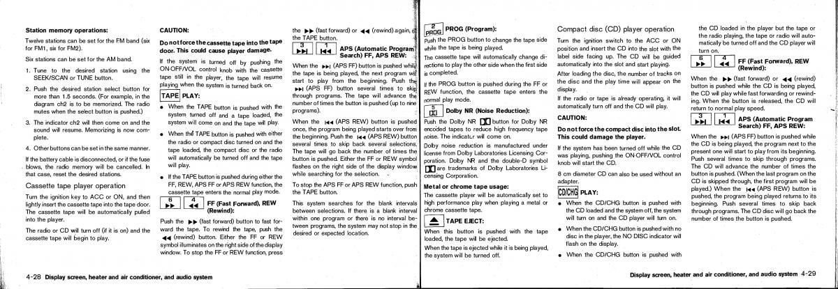 manual Nissan Patrol Nissan Patrol Y61 GR owners manual / page 81