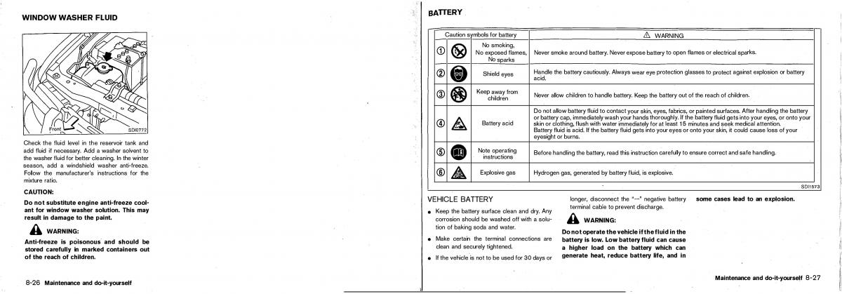 manual Nissan Patrol Nissan Patrol Y61 GR owners manual / page 136