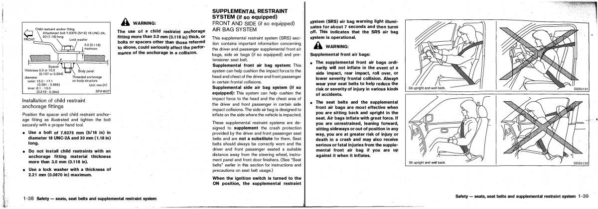 manual  Nissan Patrol Y61 GR owners manual / page 23