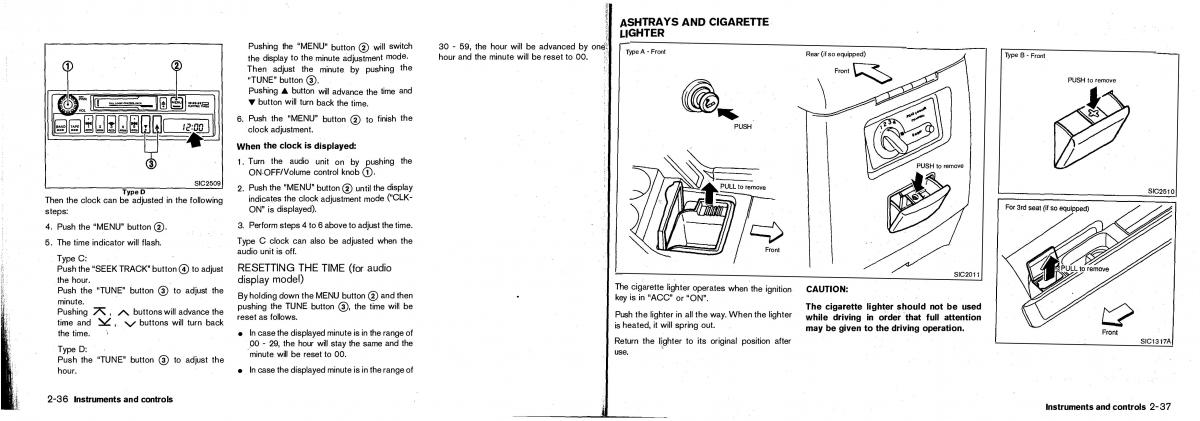 manual Nissan Patrol Nissan Patrol Y61 GR owners manual / page 46