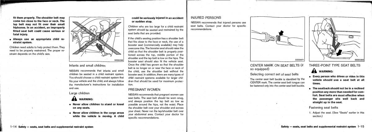 Nissan Patrol Y61 GR owners manual / page 11