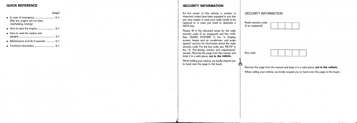 manual  Nissan Patrol Y61 GR owners manual / page 161