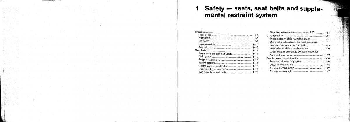 Nissan Patrol Y61 GR owners manual / page 4
