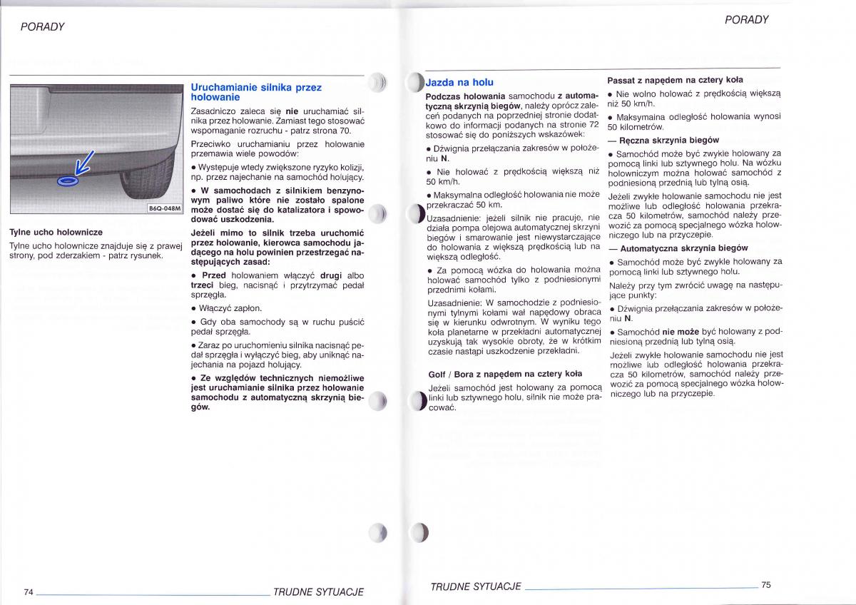 VW Polo IV 4 instrukcja / page 108