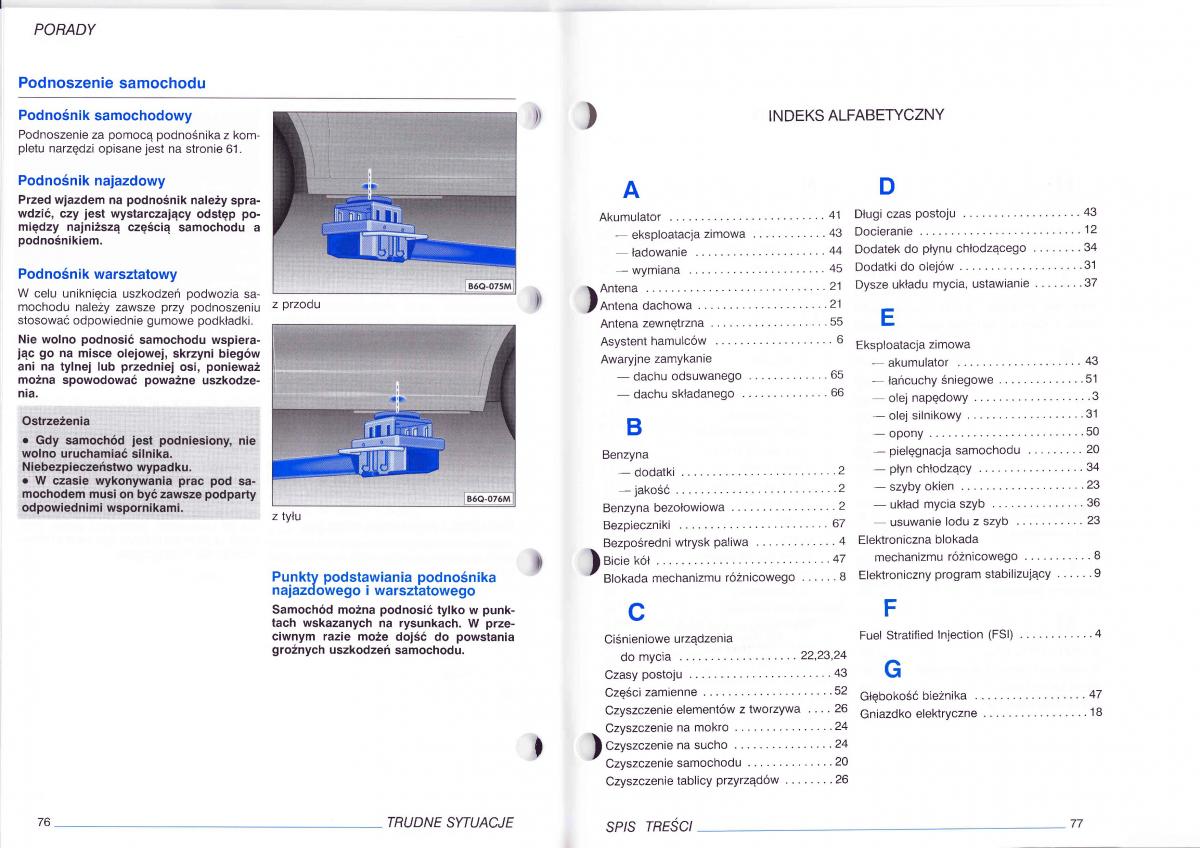 VW Polo IV 4 instrukcja obslugi / page 109