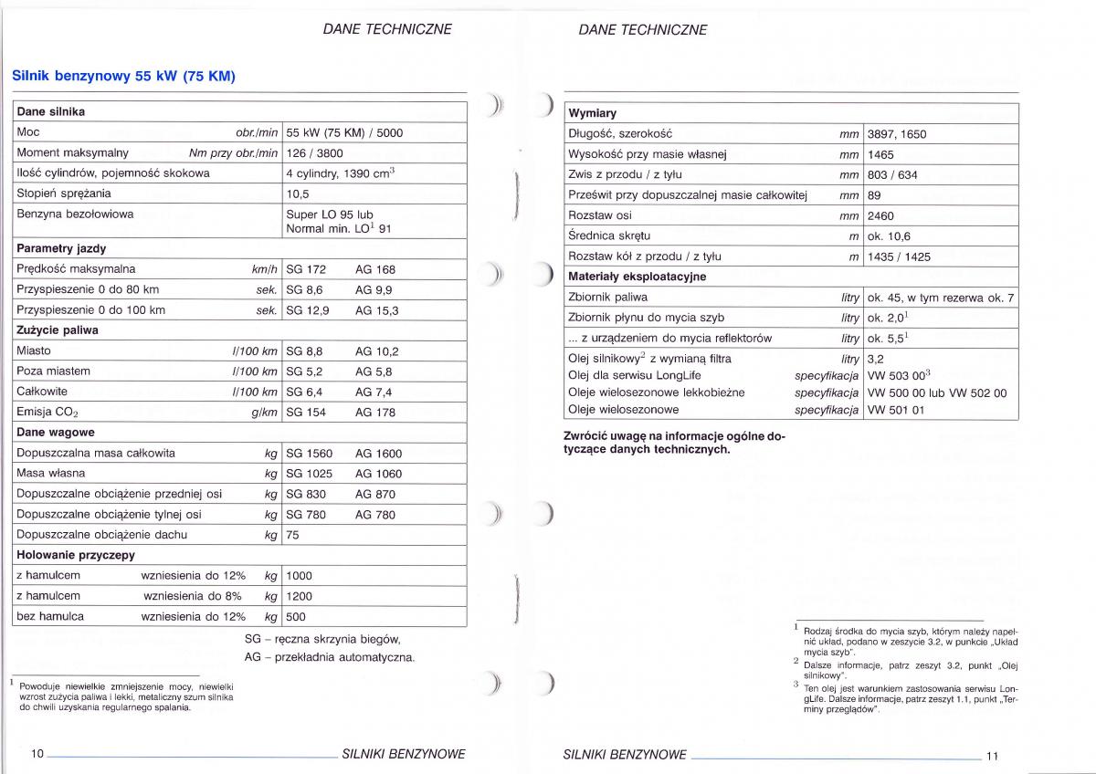 VW Polo IV 4 instrukcja obslugi / page 118