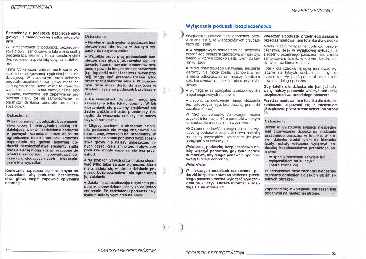 manual  VW Polo IV 4 instrukcja / page 13